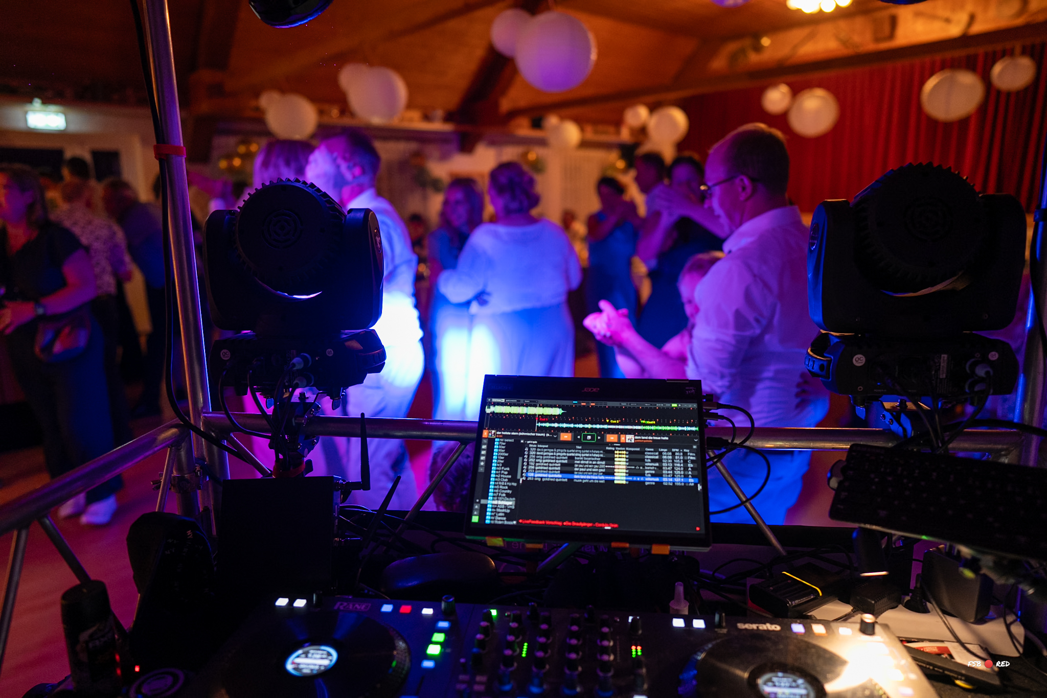 aus der Sicht vom DJ - (FSB.RED Technik Set 3 Paket)