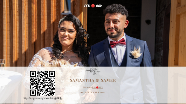 passwortgeschützte Bildergalerie zur Hochzeit