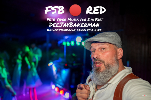 Matthias Becker, DeeJayBakerman, DJ, wedding photographer, filmmaker, presenter, entertainer