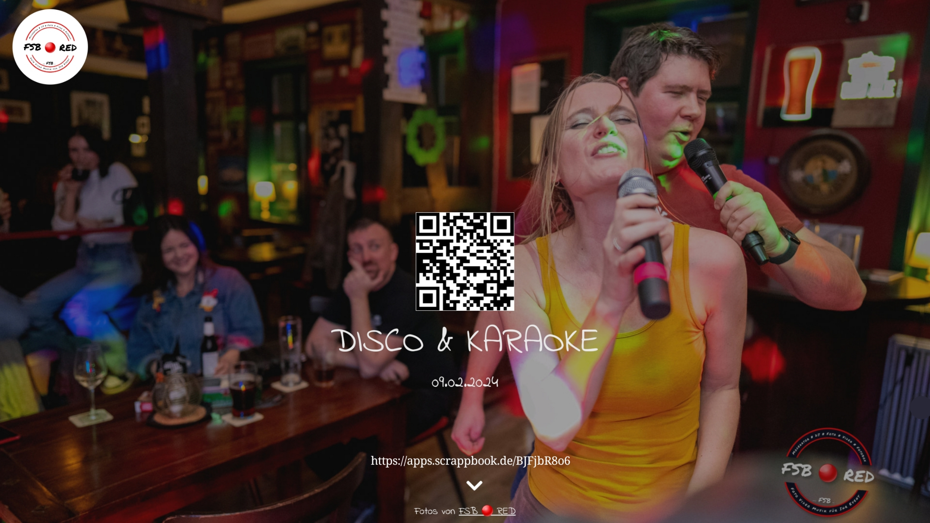 Disco & Karaoke am 9.2.24 im Drunkards Bad Hersfeld