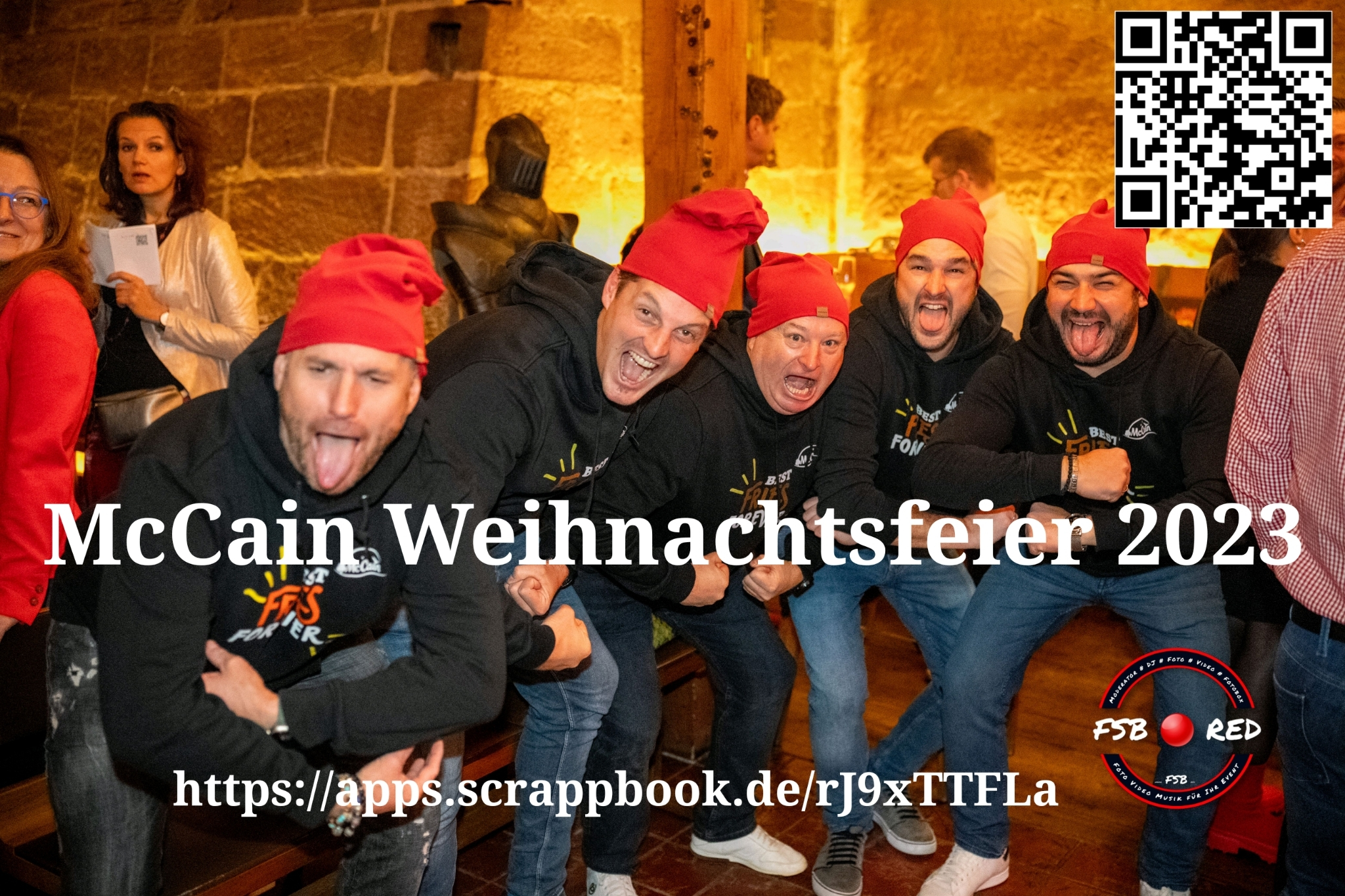 McCain Weihnachtsfeier 2023 Fotobox Bilder und Event Fotograf Aufnahmen