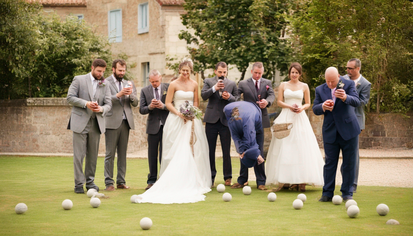 Hochzeit,Garten,Boule